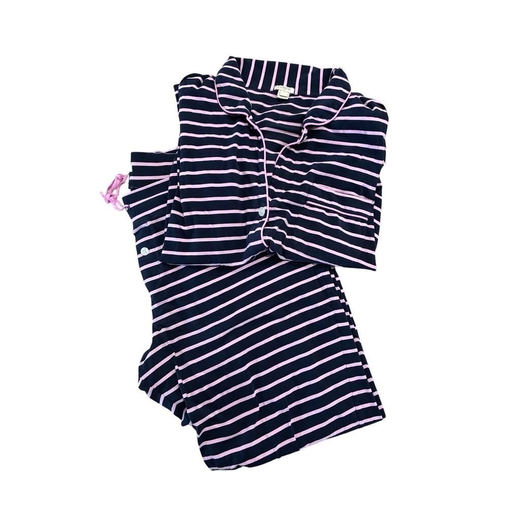 J.Crew Striped Long Sleeve Lounge Pajama Set